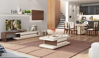 茶幾電視柜系列 | Ailu507 工業風與現代生活的完美融合